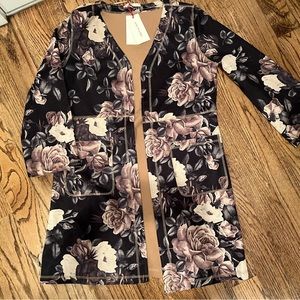 Solitaire Floral Duster-Size M